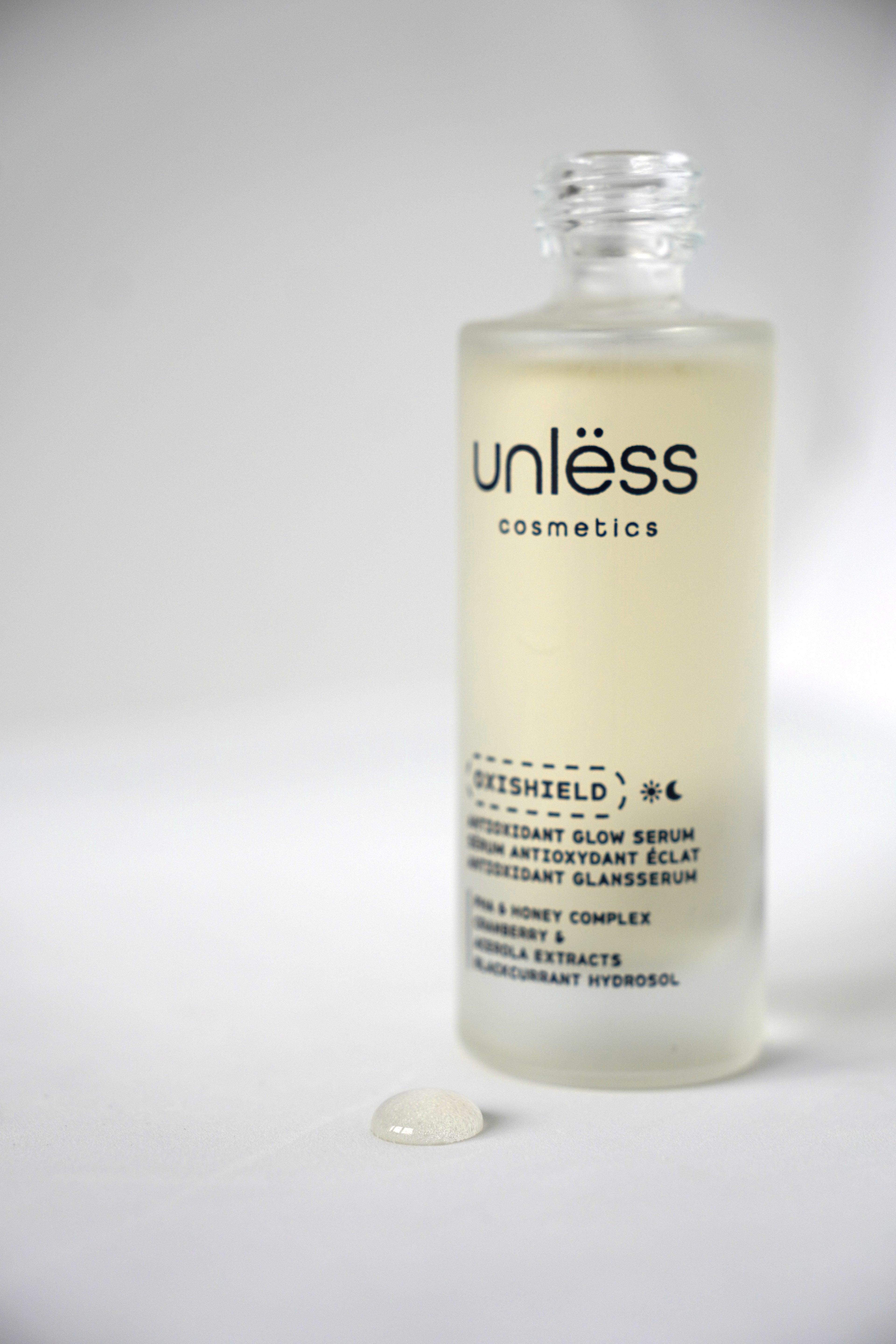 OxiShield | Sérum Antioxydant Éclat-Unlëss Cosmetics. 100/100 YUKA, made in belgium